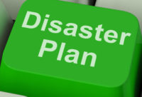 disaster plan green button